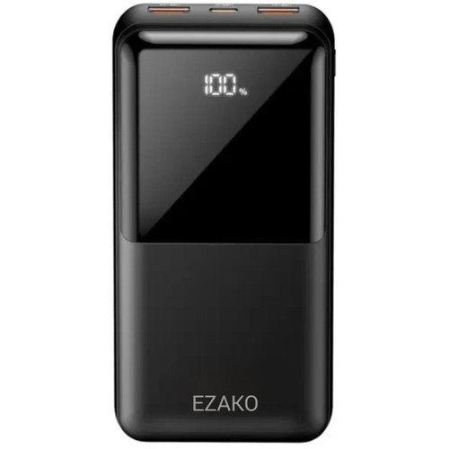 پاوربانک 20000 میلیآمپر ایزاکو EZAKO مدل Z-29 شارژ سریع با نمایشگر دیجیتال