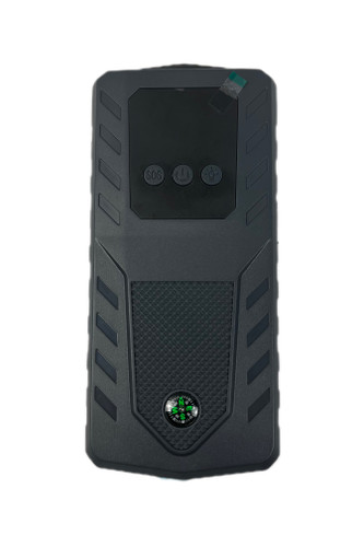 جامپ استارتر خودرو مدل Y2 مشکی با پاوربانک و چراغ قوه و چراغ کمک و قطب نما