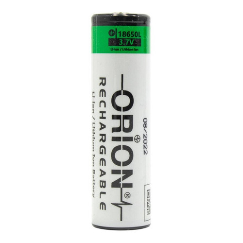 باتری لیتیومی اوریون Orion سایز 18650L ولتاژ 3.7ولت ظرفیت 1500mAh نوکدار (اصلی)