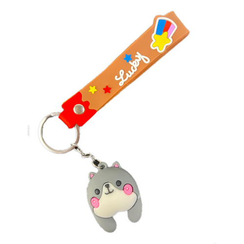 جاسوییچی و جاکلیدی طرح لوکی LUCKY طوسی و قهوهای