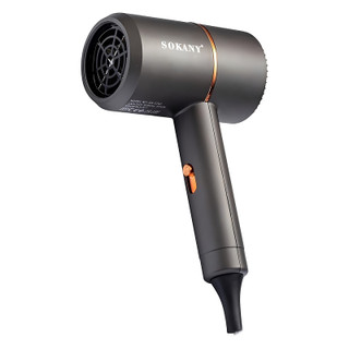 سشوار مسافرتی 1200 وات سوکانی مدل SK-2202، موتور AC، وزن 495 گرم، دارای سری متمرکزکننده باریک با ویژگی صافکنندگی، حجمدهندگی، با قابلیت تنظیم دما